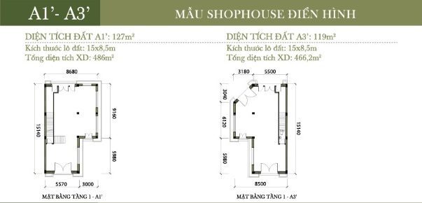 Shophouse mẫu 2