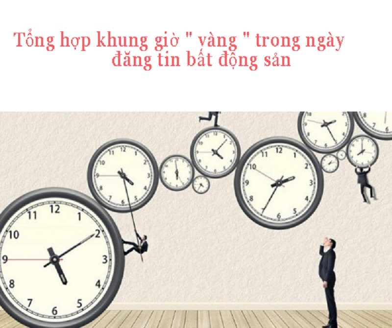 Khung giờ đăng tin bất động sản