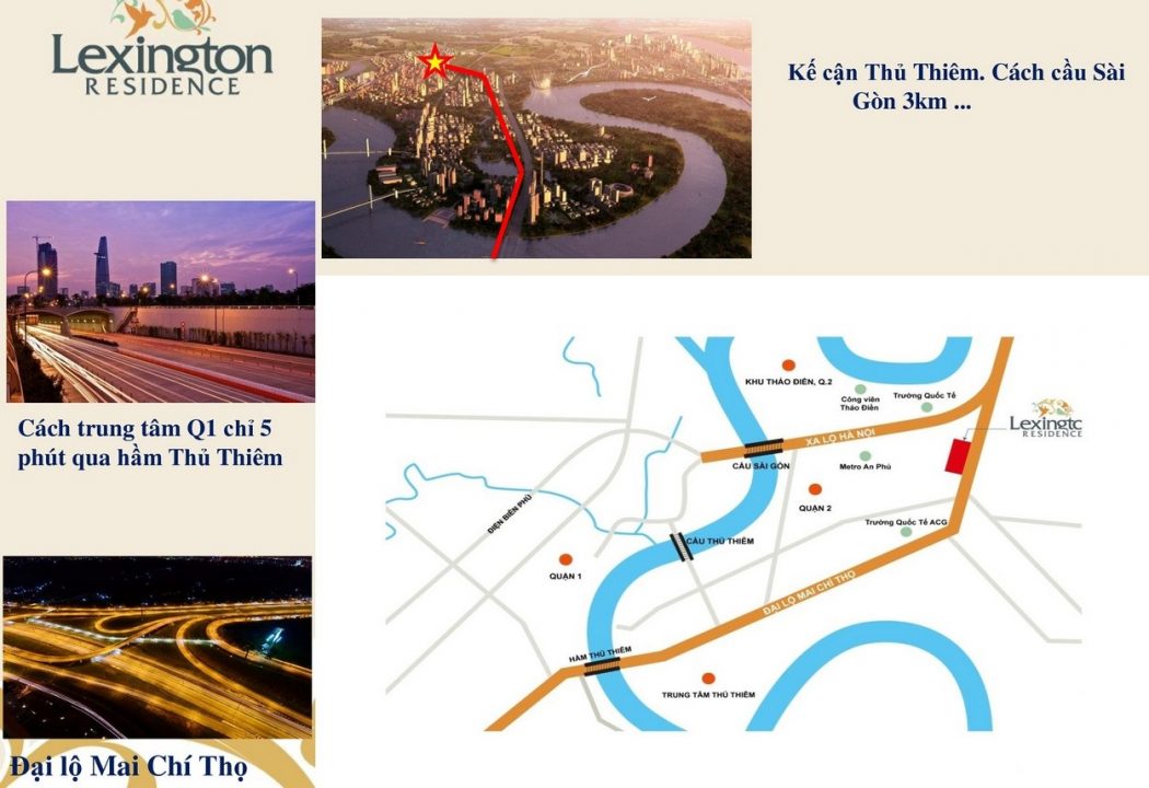 Bản đồ vị trí Lexington Residence