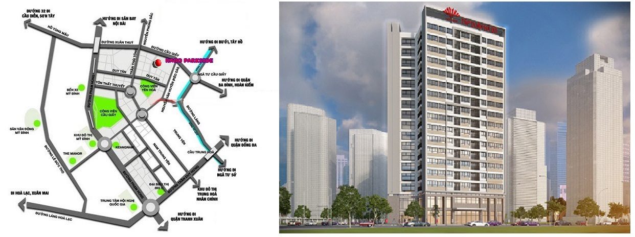 Bản đồ vị trí Hado Parkside