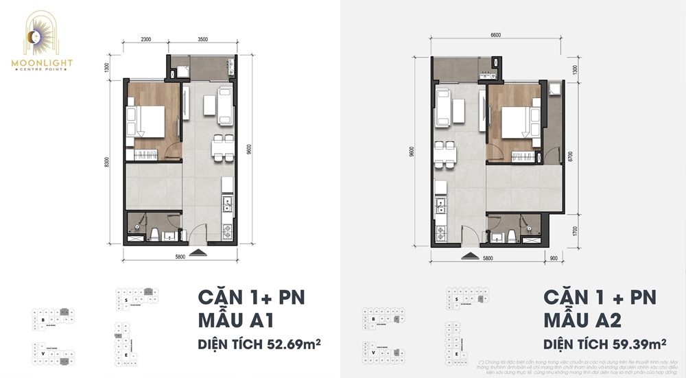 CĂN HỘ 01+PN