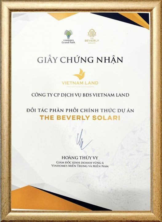 RICH STAR LAND - Đơn vị phân phối chính thức dự án The Beverly Solari