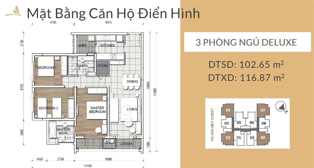 CĂN HỘ 3PN