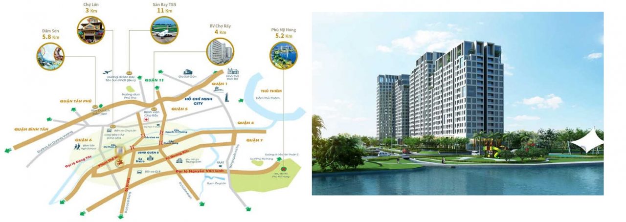 Bản đồ vị trí Kingdom Riverside