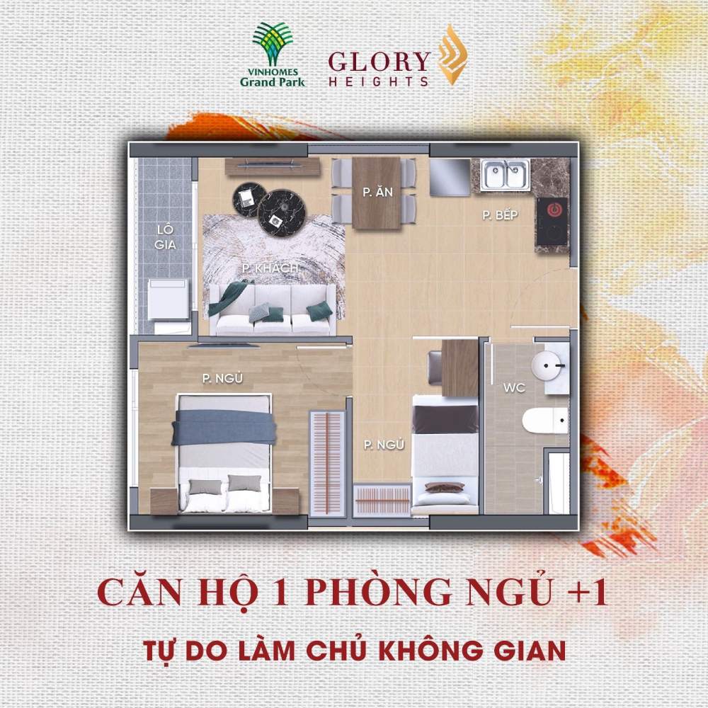 CĂN HỘ 01PN+1