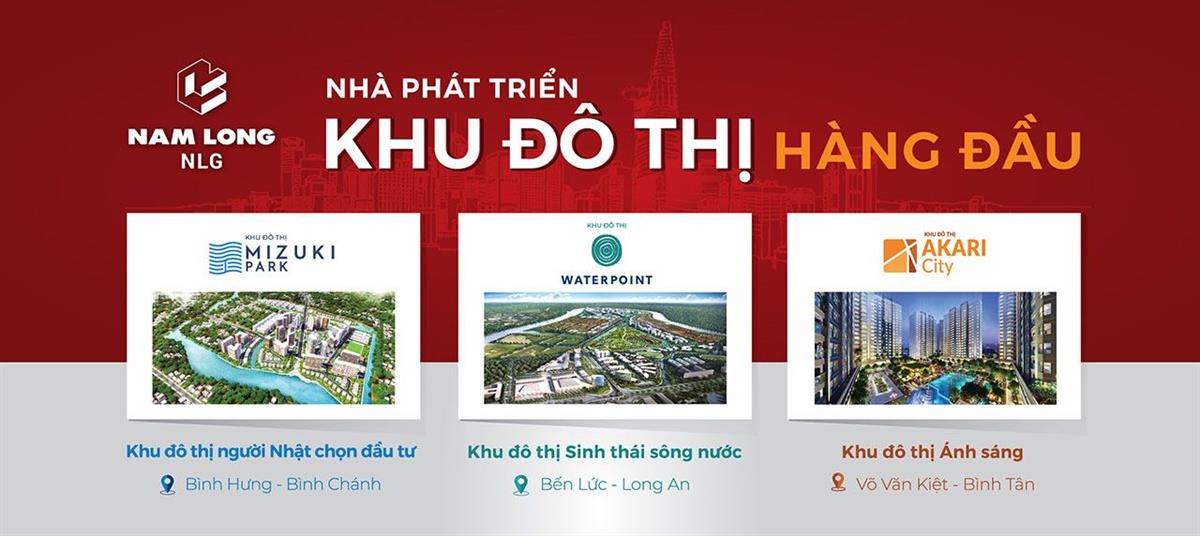 Nam Long - nhà đầu tư, phát triển các dự án hàng đầu