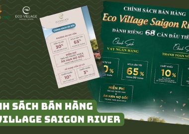 Chính sách bán hàng Ecovillage Saigon River