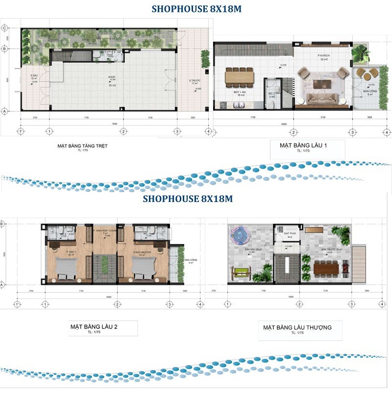 SHOPHOUSE 6X18M