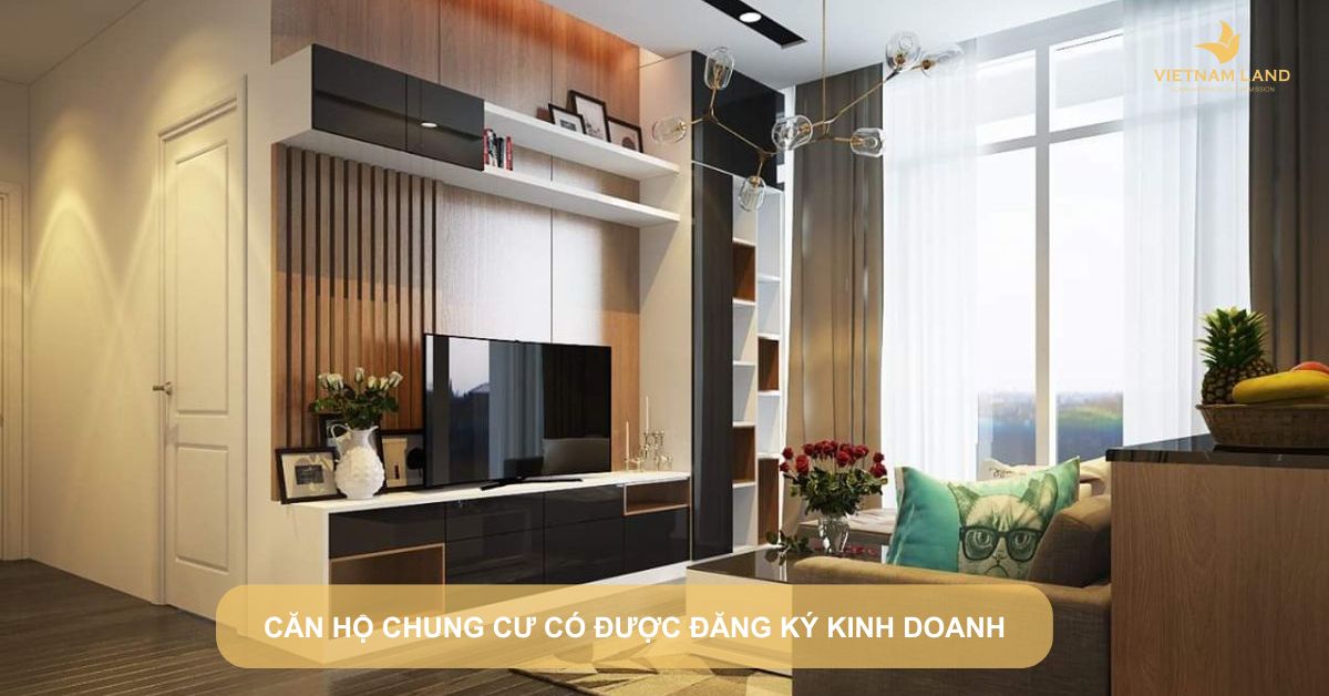 căn hộ chung cư có được đăng ký kinh doanh