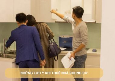 những lưu ý khi thuê nhà chung cư