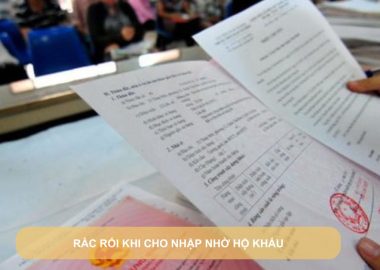 rắc rối khi cho nhập nhờ hộ khẩu