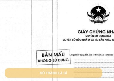 sổ trắng là gì