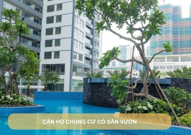 căn hộ chung cư có sân vườn