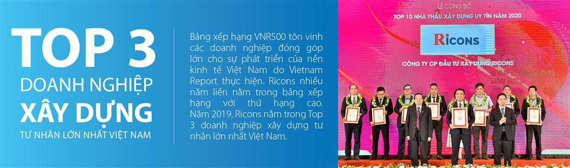 giải thưởng CĐT Ricons đạt được3