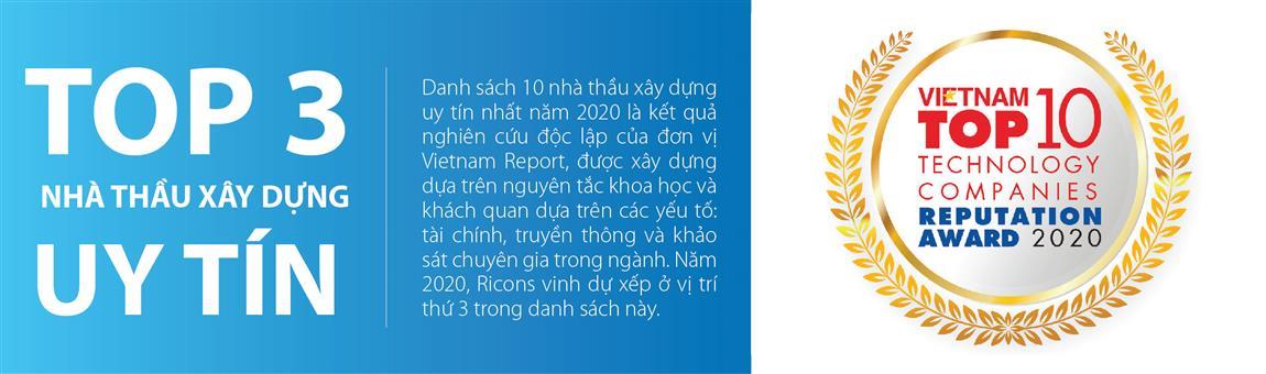 giải thưởng CĐT Ricons đạt được2