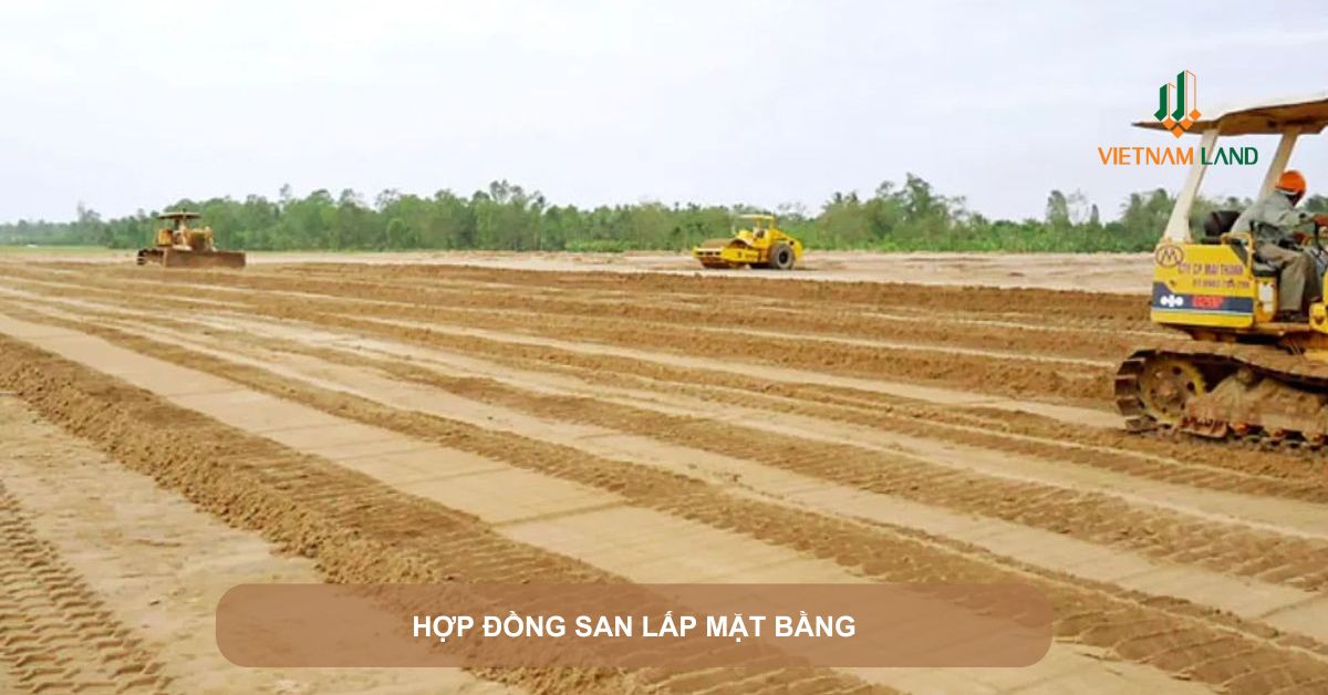 hợp đồng san lấp mặt bằng