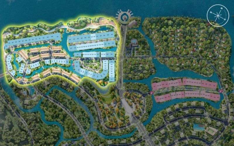 Mặt Bằng Layout Eco Village Saigon River 9