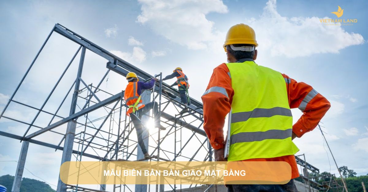 mẫu biên bản bàn giao mặt bằng