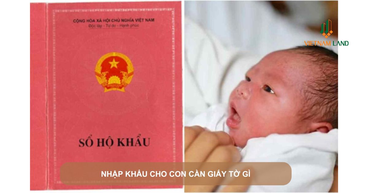 nhập khẩu cho con cần giấy tờ gì