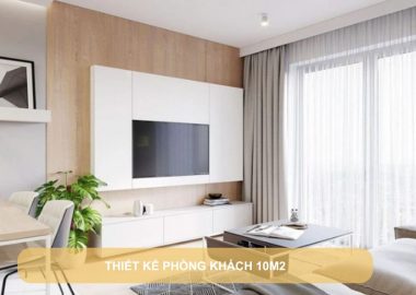 thiết kế phòng khách 10m2