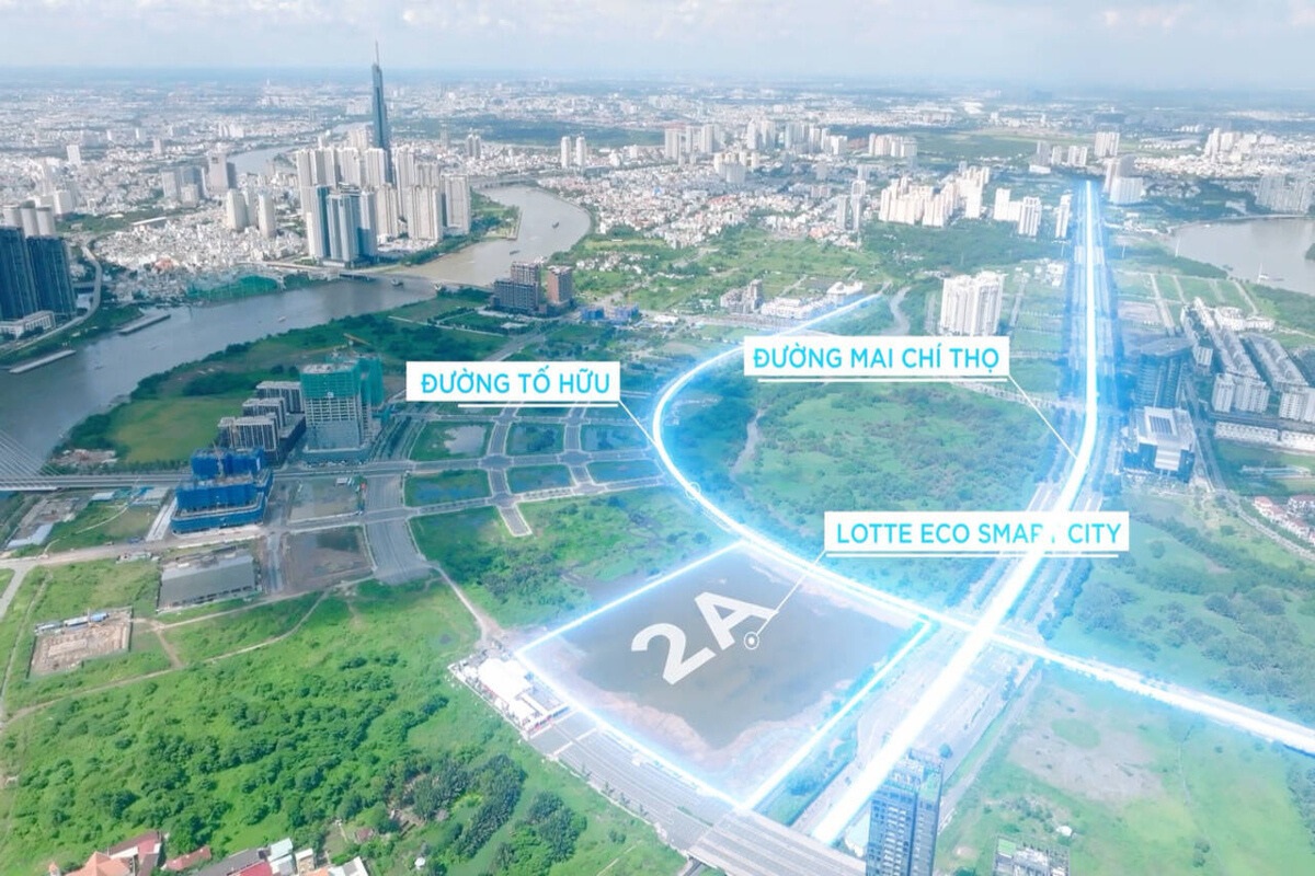 Bản đồ vị trí Eco Smart City Thủ Thiêm Lotte